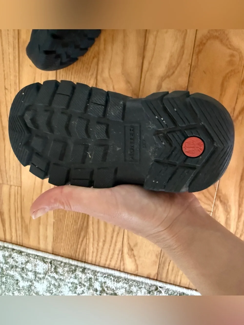 Hunter Black Fleece-Lined Snow Boots